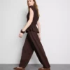 Pantaloni harem texturați Pantaloni harem texturați