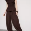 Pantaloni harem texturați Pantaloni harem texturați