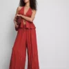 Pantaloni largi cu sclipici Paula Echevarría Pantaloni largi cu sclipici Paula Echevarría