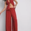 Pantaloni largi cu sclipici Paula Echevarría Pantaloni largi cu sclipici Paula Echevarría