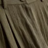 Pantaloni largi, cu textură și talie medie Pantaloni largi, cu textură și talie medie