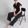 Pantaloni largi din in „The Edit“