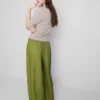 Pantaloni largi din in „The Edit“