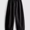 Pantaloni largi din in „The Edit“