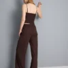 Pantaloni largi din jersey