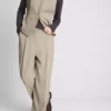 Pantaloni Lila cu croi drept Pantaloni Lila cu croi drept