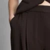 Pantaloni Lila cu croi drept Pantaloni Lila cu croi drept