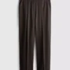 Pantaloni Lila cu croi drept Pantaloni Lila cu croi drept