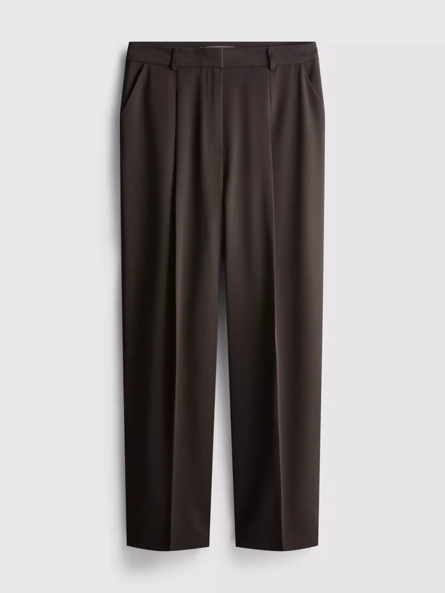 Pantaloni Lila cu croi drept Pantaloni Lila cu croi drept
