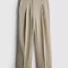 Pantaloni Lila cu croi drept Pantaloni Lila cu croi drept