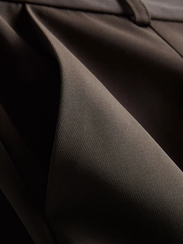 Pantaloni Lila cu croi drept Pantaloni Lila cu croi drept