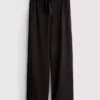 Pantaloni palazzo cu detaliu fundă Pantaloni palazzo cu detaliu fundă