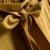 Pantaloni palazzo cu detaliu fundă