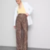 Pantaloni palazzo cu imprimeu Pantaloni palazzo cu imprimeu
