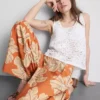 Pantaloni palazzo cu imprimeu Pantaloni palazzo cu imprimeu