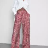 Pantaloni palazzo cu imprimeu Pantaloni palazzo cu imprimeu