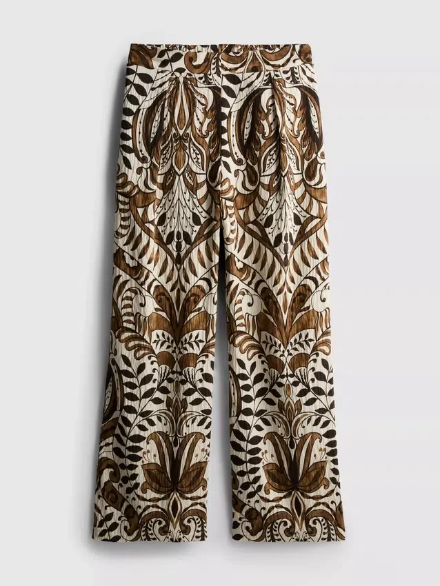 Pantaloni palazzo cu imprimeu Pantaloni palazzo cu imprimeu
