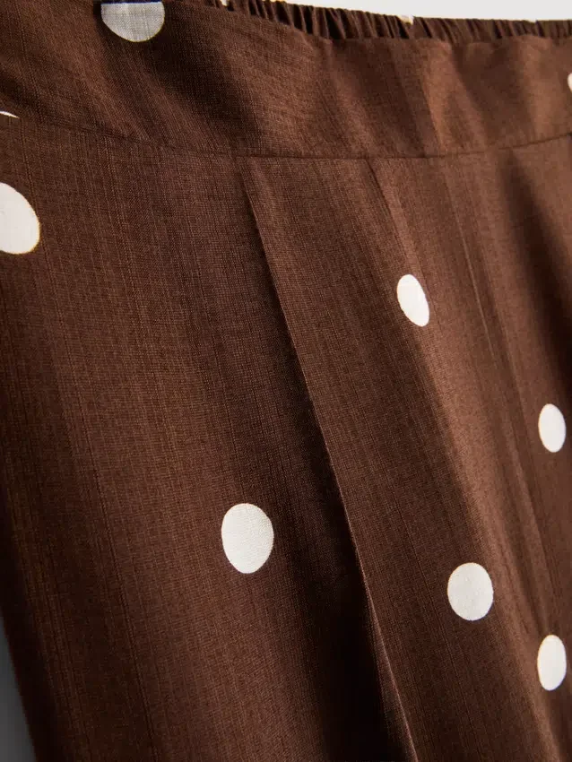 Pantaloni palazzo cu imprimeu Pantaloni palazzo cu imprimeu