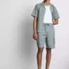 Pantaloni scurți cargo din amestec de in Pantaloni scurți cargo din amestec de in