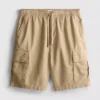 Pantaloni scurți cargo din amestec de in Pantaloni scurți cargo din amestec de in