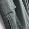 Pantaloni scurți cargo din amestec de in Pantaloni scurți cargo din amestec de in