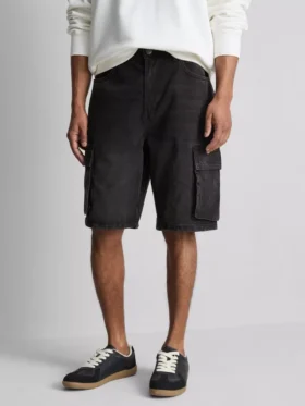Pantaloni scurți cargo din denim