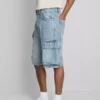 Pantaloni scurți cargo din denim Pantaloni scurți cargo din denim