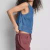 Pantaloni scurți casual din bumbac cu șnur și mărgele Pantaloni scurți casual din bumbac cu șnur și mărgele