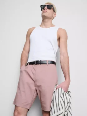 Pantaloni scurți chino cu conținut ridicat de bumbac