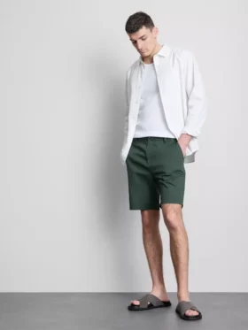 Pantaloni scurți chino cu conținut ridicat de bumbac