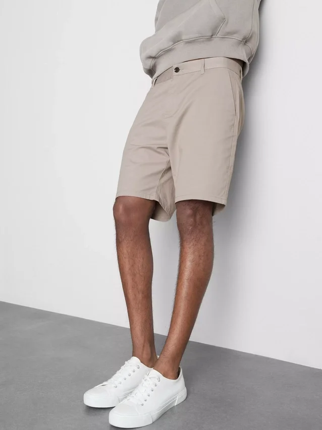 Pantaloni scurți chino cu conținut ridicat de bumbac Pantaloni scurți chino cu conținut ridicat de bumbac