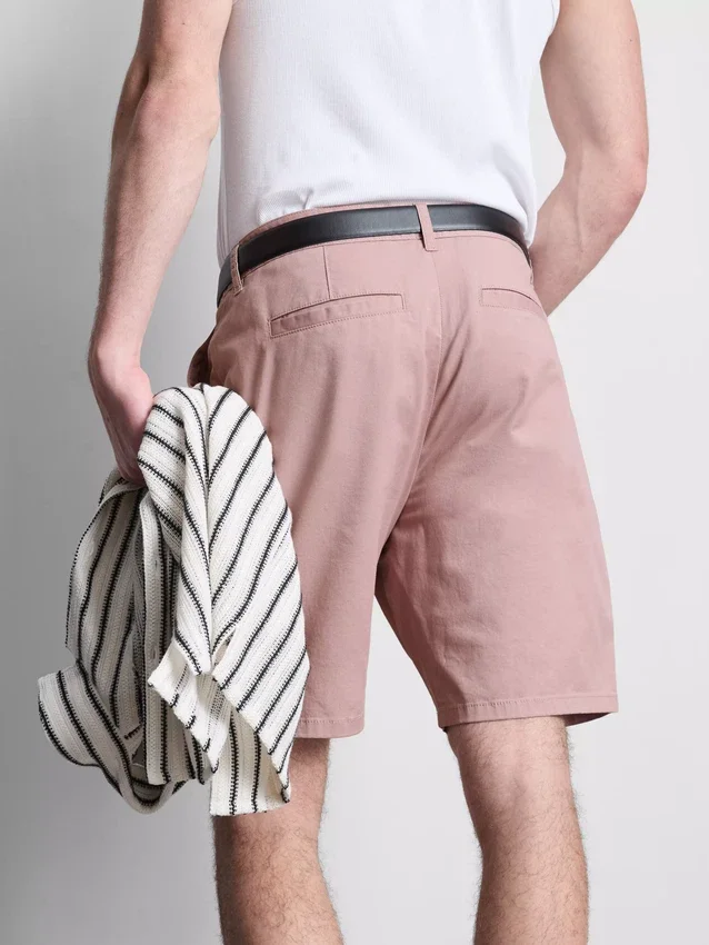 Pantaloni scurți chino cu conținut ridicat de bumbac Pantaloni scurți chino cu conținut ridicat de bumbac