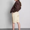 Pantaloni Scurți croiți din amestec de bumbac Pantaloni Scurți croiți din amestec de bumbac