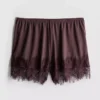 Pantaloni Scurți cu bordură din dantelă Paula Echevarría Pantaloni Scurți cu bordură din dantelă Paula Echevarría