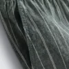 Pantaloni scurți cu dungi din amestec de in Pantaloni scurți cu dungi din amestec de in