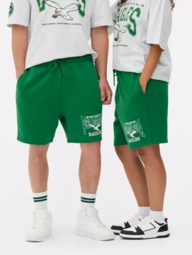 Pantaloni Scurți cu logo-ul echipei Philadelphia Eagles din NFL