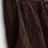 Pantaloni scurți cu șnur, cu aspect șifonat Pantaloni scurți cu șnur, cu aspect șifonat