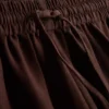 Pantaloni scurți cu talie elastică din amestec de bumbac Pantaloni scurți cu talie elastică din amestec de bumbac