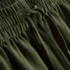 Pantaloni scurți cu talie elastică din amestec de bumbac Pantaloni scurți cu talie elastică din amestec de bumbac