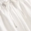 Pantaloni scurți cu talie elastică din amestec de bumbac Pantaloni scurți cu talie elastică din amestec de bumbac