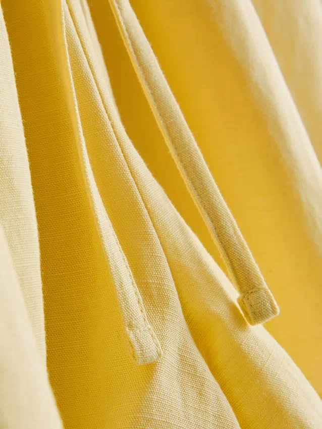 Pantaloni scurți cu talie elastică din amestec de bumbac Pantaloni scurți cu talie elastică din amestec de bumbac