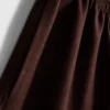 Pantaloni scurți cu talie elastică din amestec de bumbac Pantaloni scurți cu talie elastică din amestec de bumbac