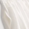 Pantaloni scurți cu talie elastică din amestec de bumbac Pantaloni scurți cu talie elastică din amestec de bumbac