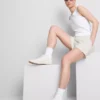 Pantaloni scurți de aeroport lejer, cu conținut ridicat de bumbac Pantaloni scurți de aeroport lejer, cu conținut ridicat de bumbac