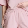 Pantaloni scurți de aeroport lejer, cu conținut ridicat de bumbac Pantaloni scurți de aeroport lejer, cu conținut ridicat de bumbac