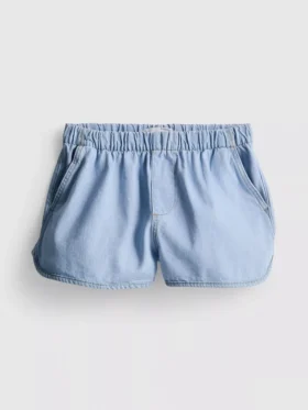 Pantaloni scurți de alergare din denim de bumbac