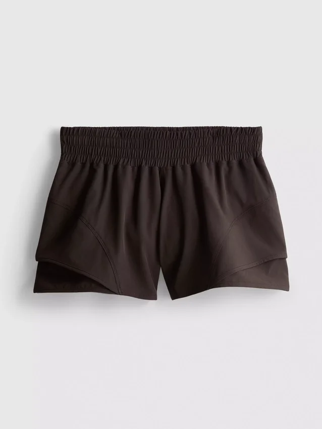 Pantaloni scurți de alergare din țesătură sportivă Pantaloni scurți de alergare din țesătură sportivă