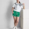 Pantaloni scurți de alergare din tricot cu conținut ridicat de bumbac Pantaloni scurți de alergare din tricot cu conținut ridicat de bumbac