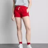 Pantaloni scurți de alergare din tricot cu conținut ridicat de bumbac