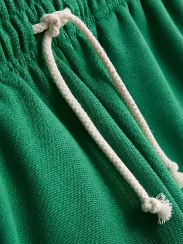Pantaloni scurți de alergare din tricot cu conținut ridicat de bumbac Pantaloni scurți de alergare din tricot cu conținut ridicat de bumbac